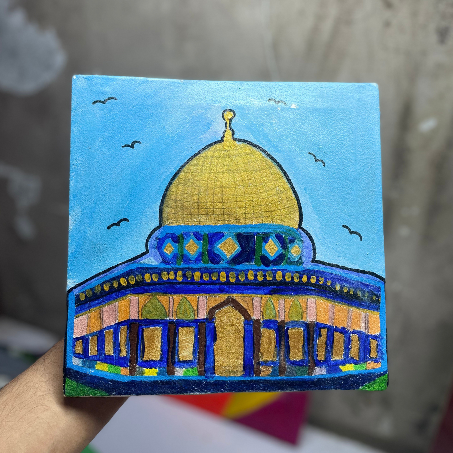 Handmade Calligraphy Painting Frame | Canvas