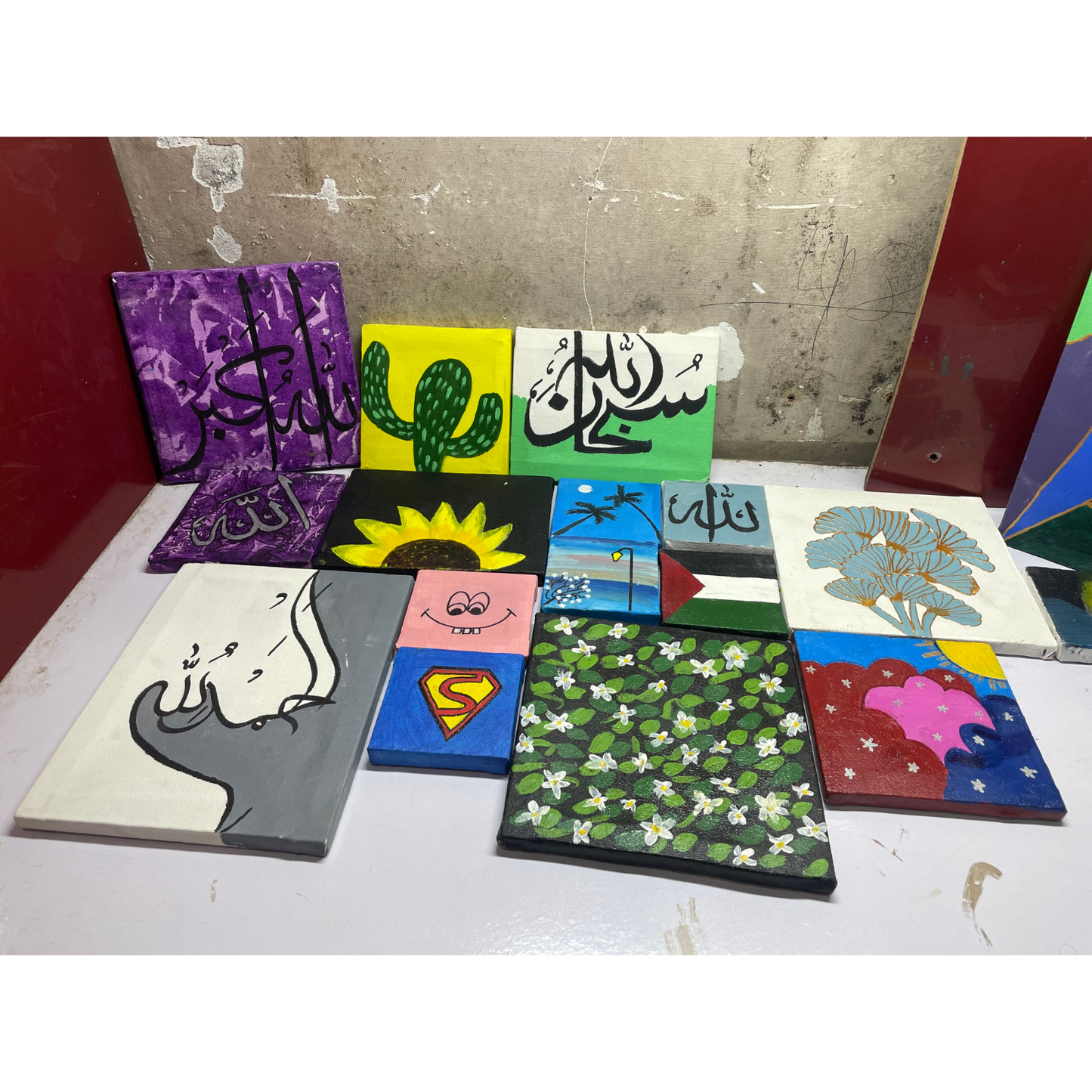 Handmade Calligraphy Painting Frame | Canvas