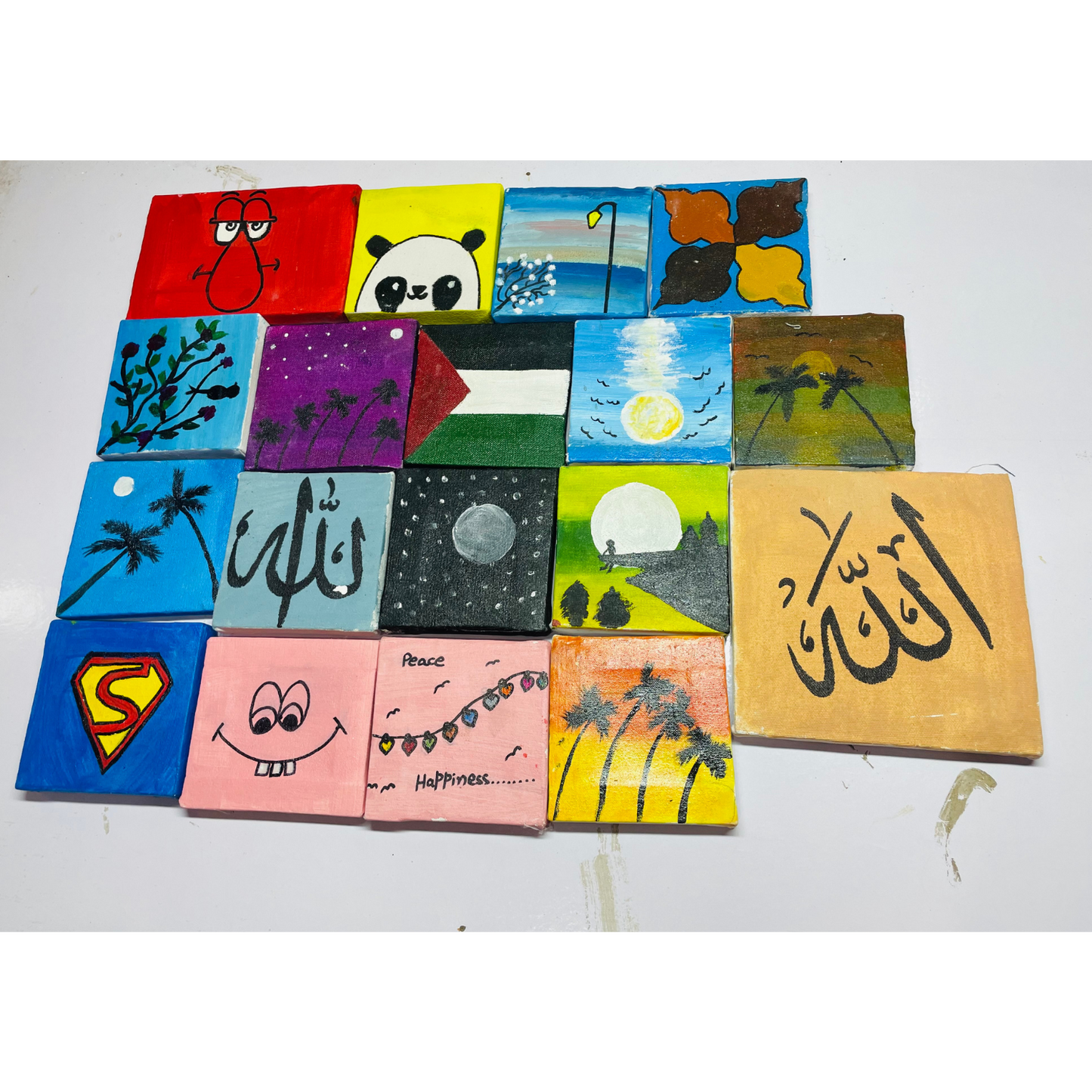 Handmade Calligraphy Painting Frame | Canvas
