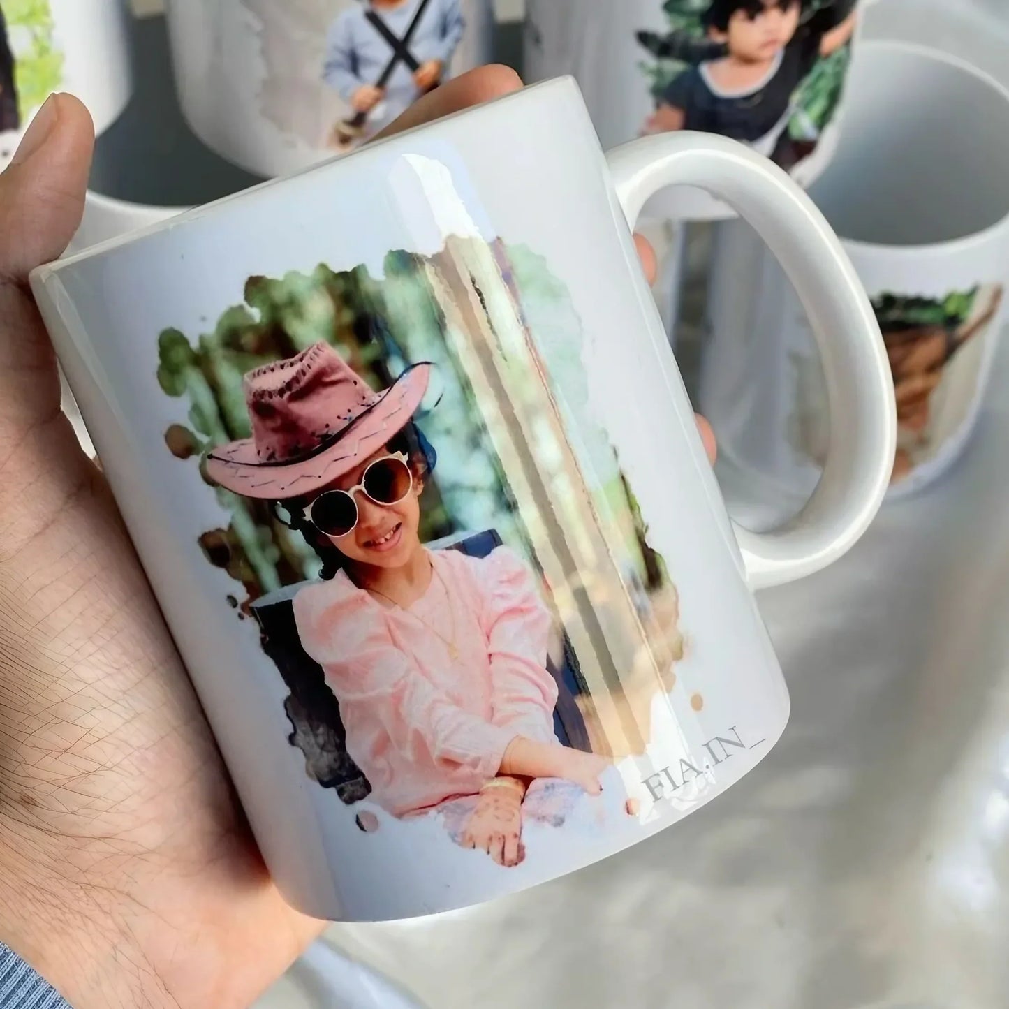 Customized White Mug Photo Print| Your Design Printed in High Quality