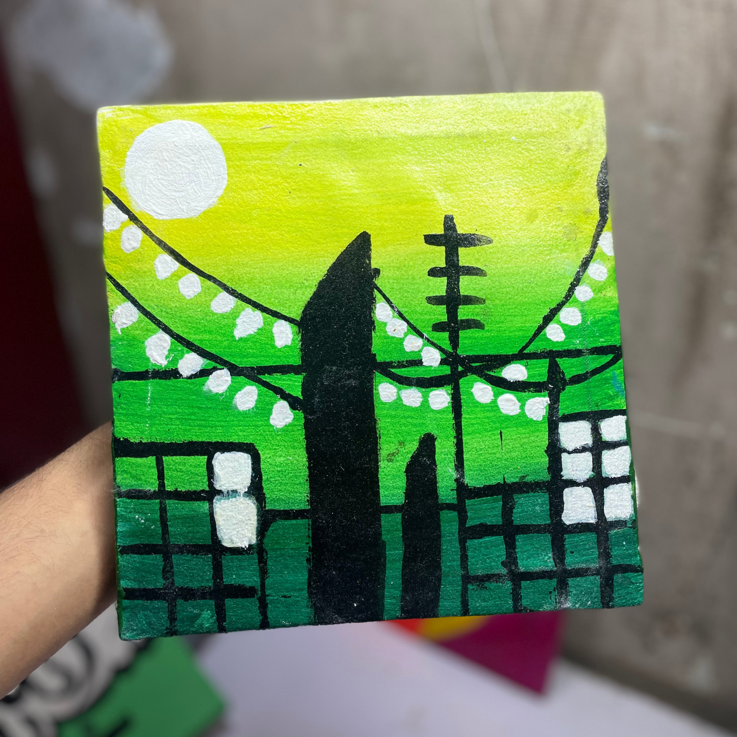 Handmade Calligraphy Painting Frame | Canvas